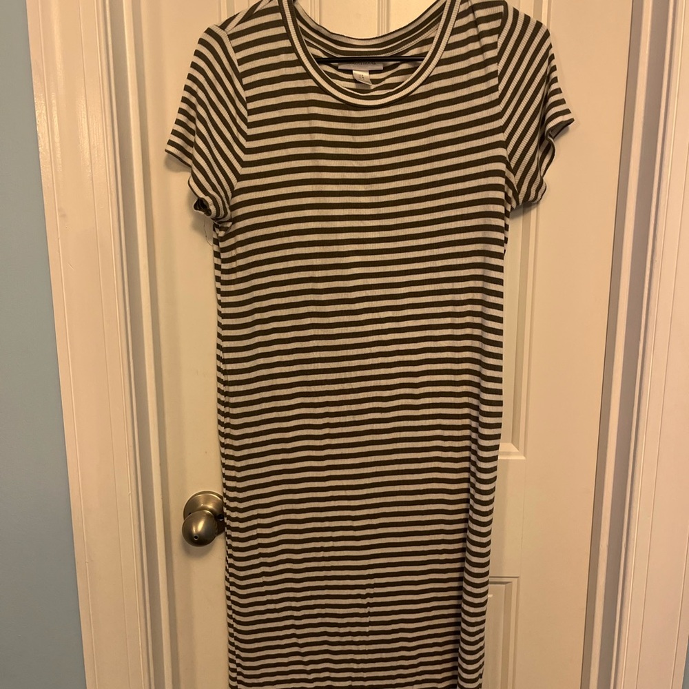 Striped T-Shirt Dress